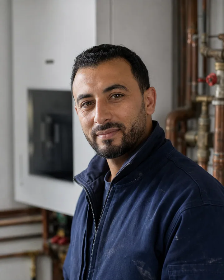 Portrait de Karim B., Plombier-chauffagiste